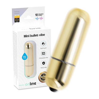 ONLINE - MINI GOLDEN VIBRATION BALL