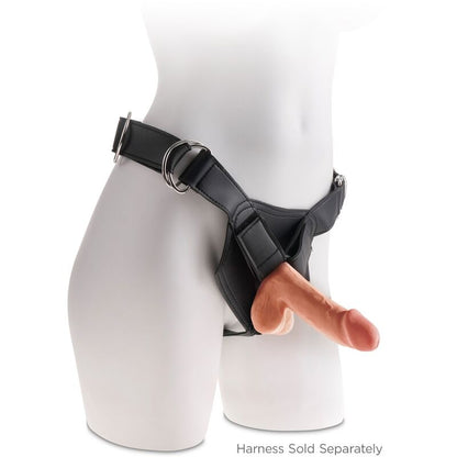 KING COCK - PLUS 3D DILDO WITH EGGS 17 CM