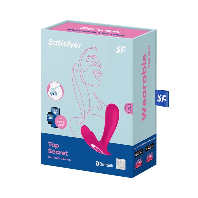 SATISFYER - TOP SECRET VIBRATOR ROSA