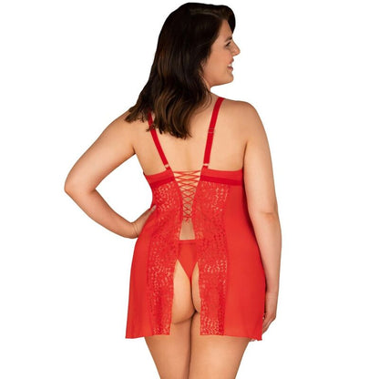 OBSESSIVE - BLOSSMINA CHEMISE AND THANKSGIVING 4XL/5XL