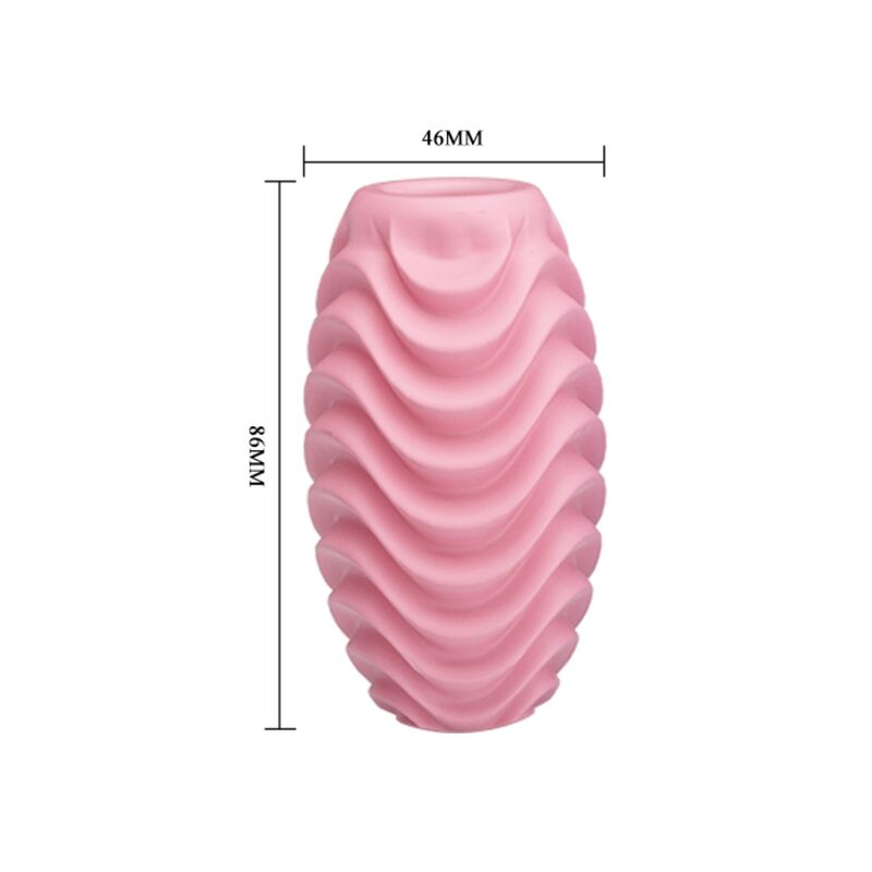 PRETTY LOVE - PINK DOUBLE-SIDED MASTURBATOR EGG