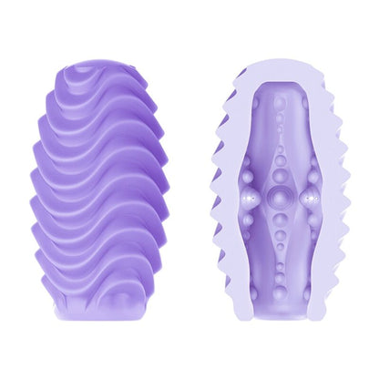 PRETTY LOVE - DOUBLE-SIDED PURPLE MASTURBATOR EGG