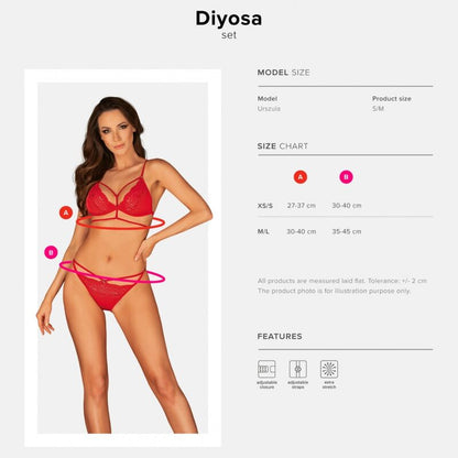 OBSESSIVE - DIYOSA SET TWO PIECE XS/S