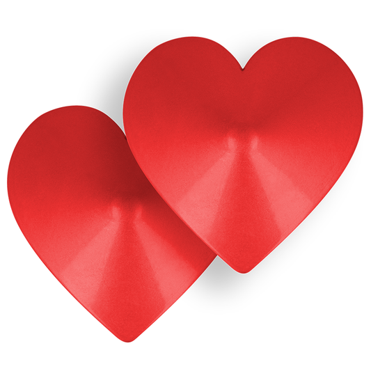 OHMAMA FETISH RED HEART NIPPLE COVER