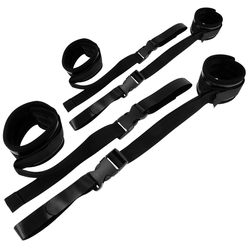 OHMAMA FETISH NYLON HANDCUFFS WITH VELCRO CLOSURE