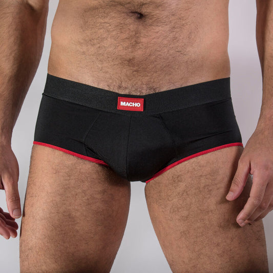 MACHO - MS24A SHORT DARK YELLOW UNDERPANTS S