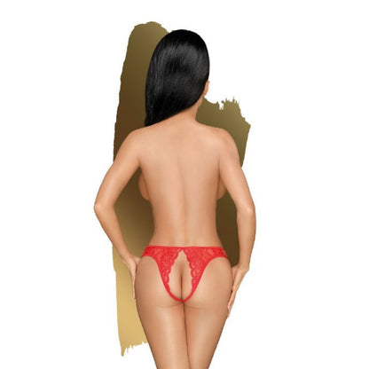 PENTHOUSE - NAUGHTY VALENTINE TANGA BLACK S/M