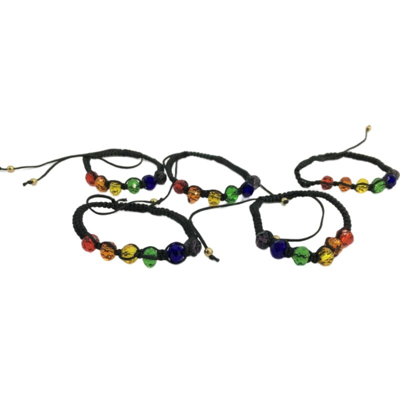 PRIDE - LGBT FLAG BEAD BRACELET