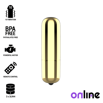 ONLINE - MINI GOLDEN VIBRATION BALL