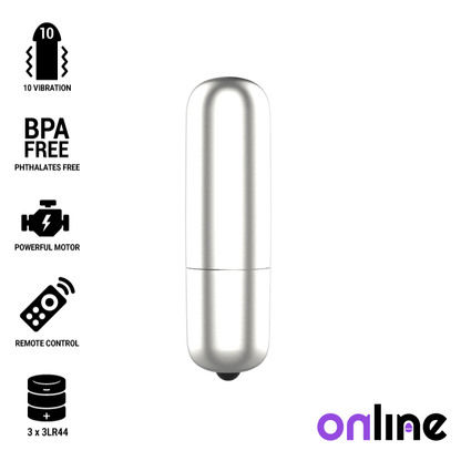 ONLINE - MINI SILVER VIBRATING BALL