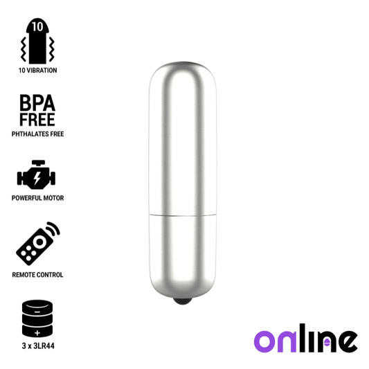 ONLINE - MINI SILVER VIBRATING BALL