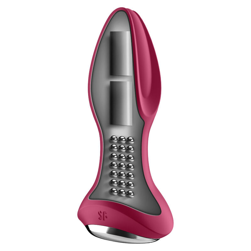 SATISFYER - ROTATOR PLUG 2+ VIBRIERENDE PLUGAPP SCHWARZ