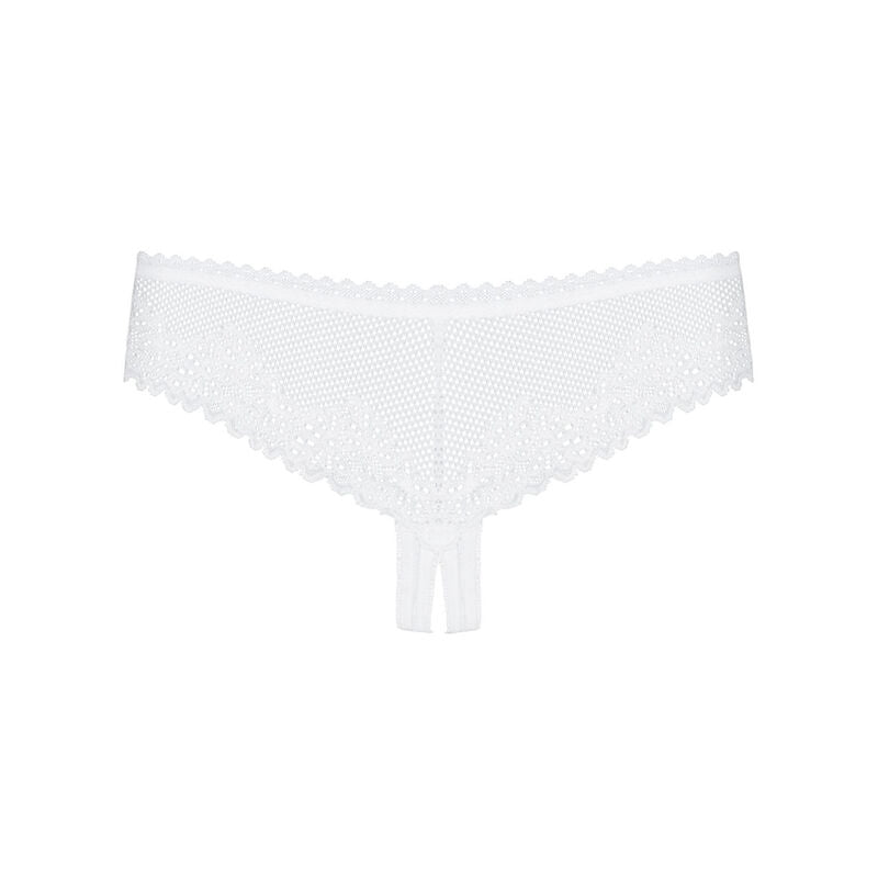 OBSESSIVE - ALABASTRA PANTIES SEXY TOP WHITE L/XL