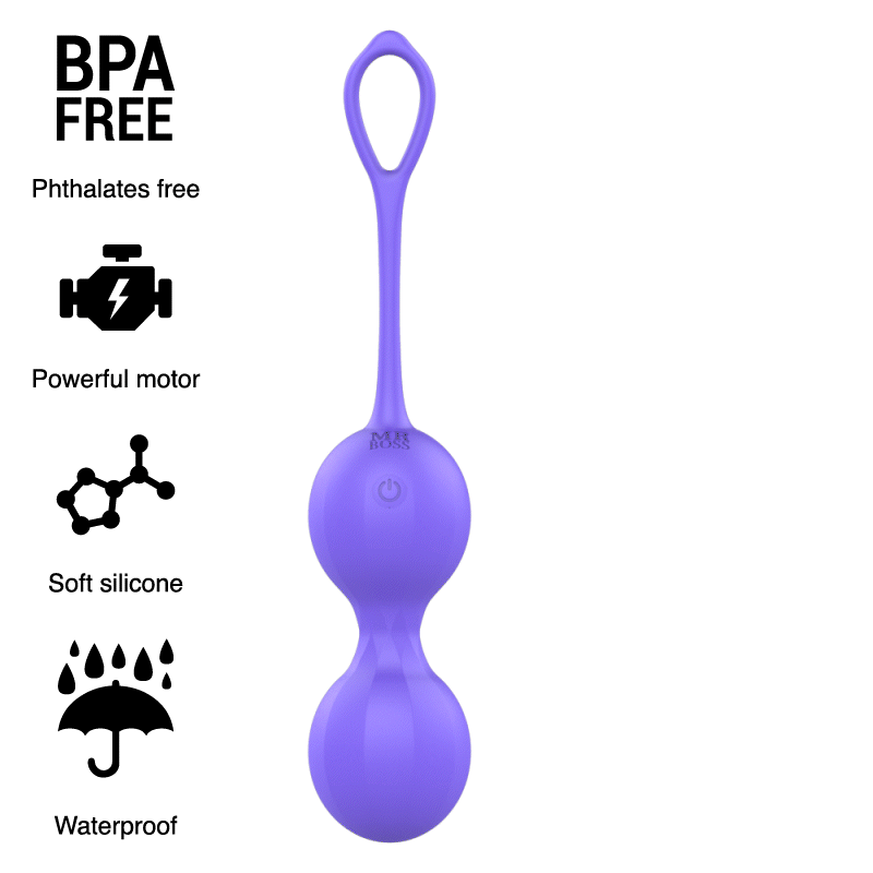 MR BOSS - DUMAS VIBRATING KEGELBEADS REMOTE CONTROL