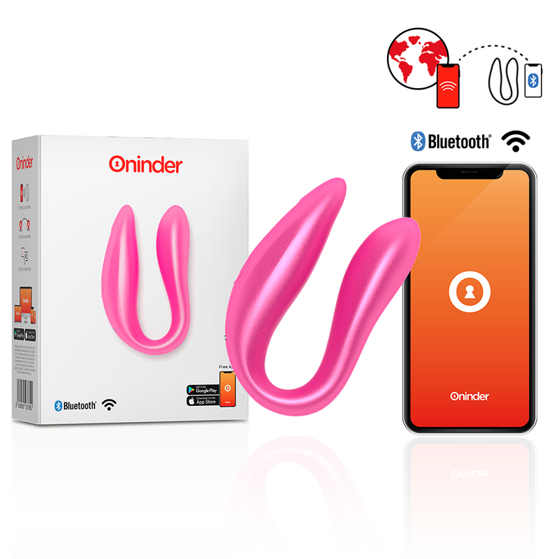 ONINDER - LISBOA G-SPOT AND CLITORAL STIMULATOR BLACK - FREE APP