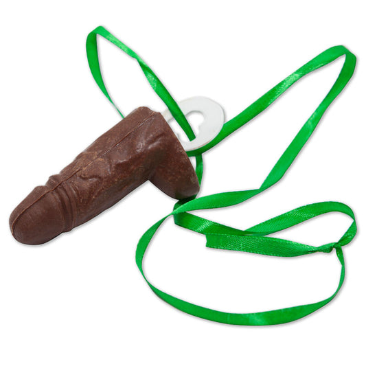 DIABLO PICANTE - PENIS-SCHNULLER MIT DUNKLER SCHOKOLADE