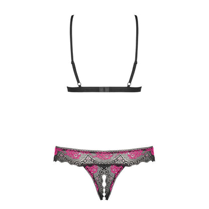 OBSESSIVE - TULIA bra &amp; thong ouvert L/XL