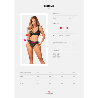 OBSESSIVE - NATILYA SET TWO PIECE XS/S