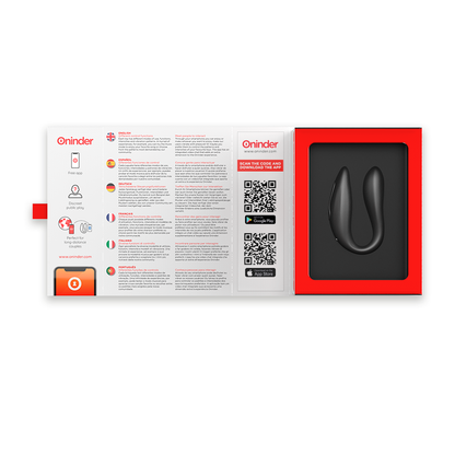 ONINDER - LISBOA G-SPOT AND CLITORAL STIMULATOR BLACK - FREE APP