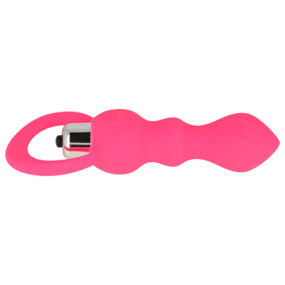 OHMAMA - ANALSTIMULATOR MIT VIBRATION 9 CM ROSA