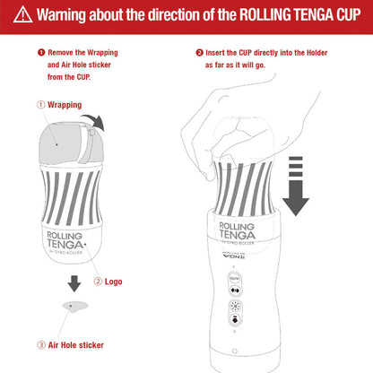 TENGA - VAKUUM-GYRO-ROLLENSAUGUNG UND -ROTATION