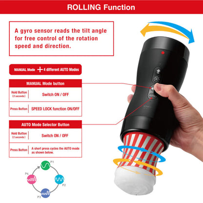 TENGA - VAKUUM-GYRO-ROLLENSAUGUNG UND -ROTATION