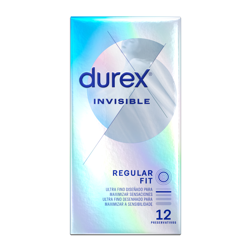 DUREX - UNSICHTBAR EXTRA DÜNN 12 EINHEITEN