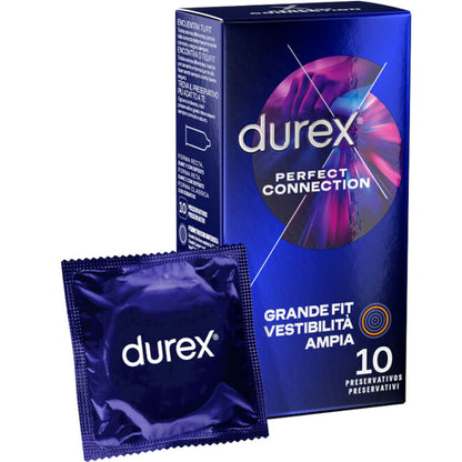 DUREX - PERFECT CONNECTION SILIKON EXTRA SCHMIERUNG 10 EINHEITEN