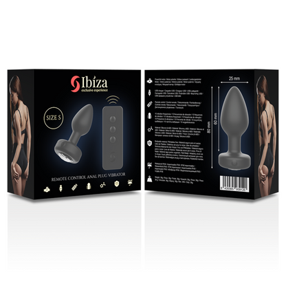 IBIZA - ANAL PLUG WITH REMOTE CONTROL, SIZE S