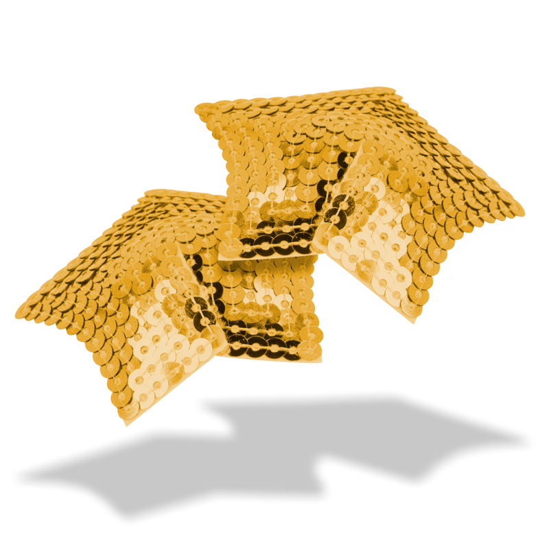 OHMAMA FETISH - GOLDEN STAR SEQUIN NIPPLE COVERS