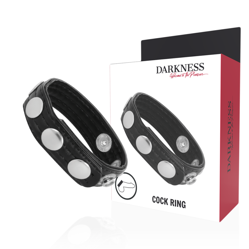 DARKNESS - LEDER-EREKTIONSRING