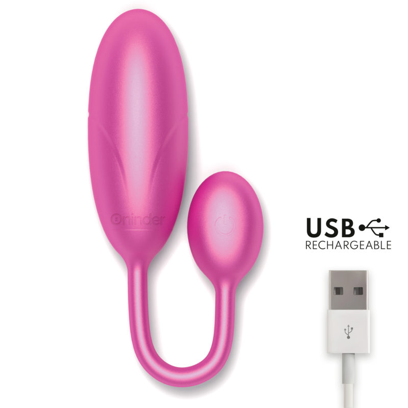 ONINDER - DENVER VIBRATION EGG PINK 7 X 2.7 CM FREE APP