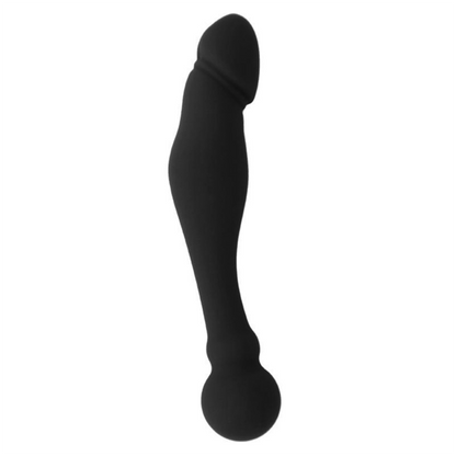 BLACK&SILVER - KARL G-PUNKT-STIMULIERENDER DILDO 18 CM