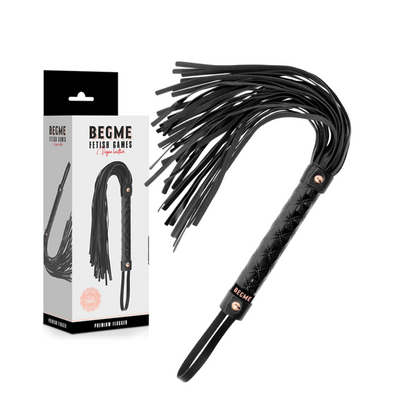 BEGME - BLACK EDITION VEGANER LEDER FLOGGER