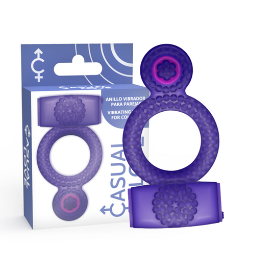 CASUAL LOVE - RING DOUBLE PLEASURE PURPLE RING