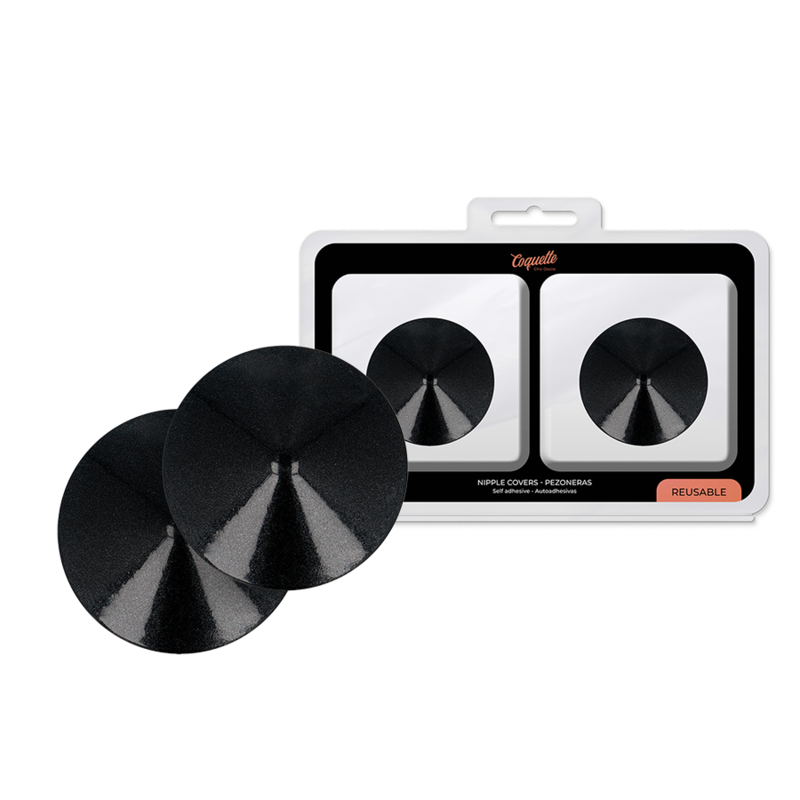 COQUETTE CHIC DESIRE - NIPPLE COVER WITH BLACK CIRCLES