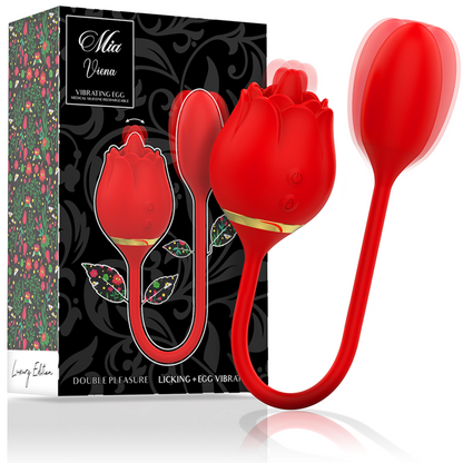 MIA - VIENNA DOUBLE PLEASURE-LICKING + VIBRATING EGG