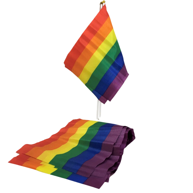 PRIDE - LGBT-FLAGGE, KLEINE FLAGGE, BANNER