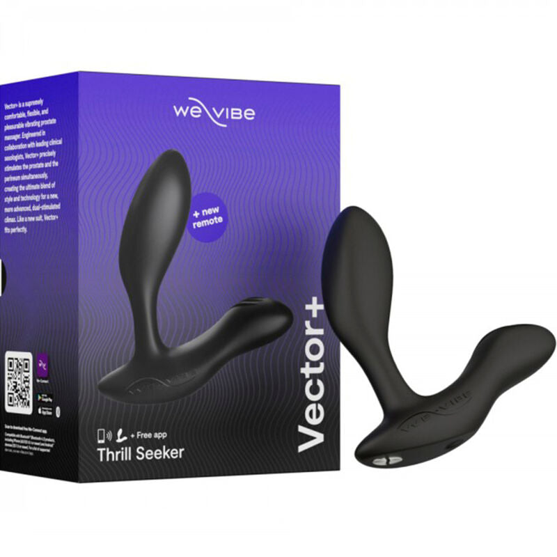 WE-VIBE - VECTOR+ SCHWARZES PROSTATAMASSAGER