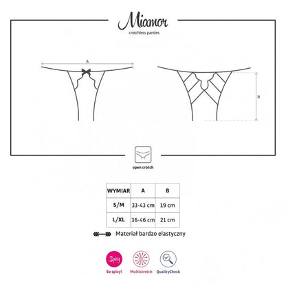 OBSESSIVE - MIAMOR PANTIES OHUFREI S/M