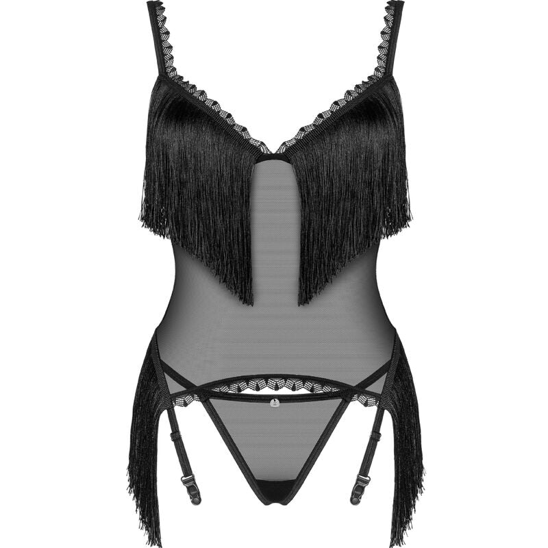 OBSESSIVE - SHERILA CORSET &amp; THONG XS/S