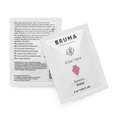 BRUMA - ALOE VERA LUBRICANT COTTON CANDY FLAVOR 6 ML