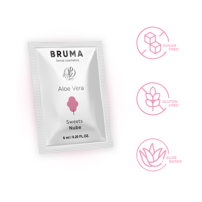 BRUMA - ALOE VERA LUBRICANT COTTON CANDY FLAVOR 6 ML