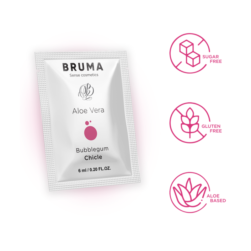 BRUMA - ALOE VERA GLEITGEL BUBBLEGUM GESCHMACK 6 ML