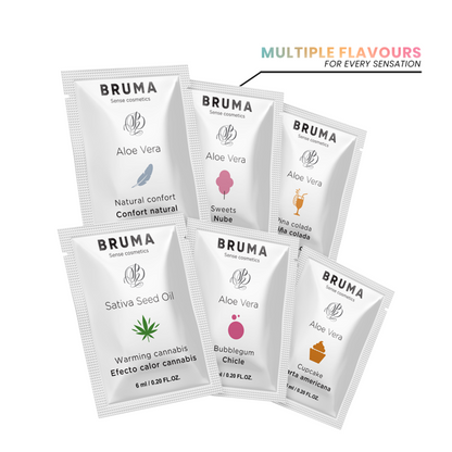 BRUMA - ALOE VERA LUBRICANT COTTON CANDY FLAVOR 6 ML