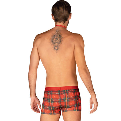 OBSESSIVE - MS MERRILO BOXER SHORTS &amp; BOW TIE XXL/XXXL