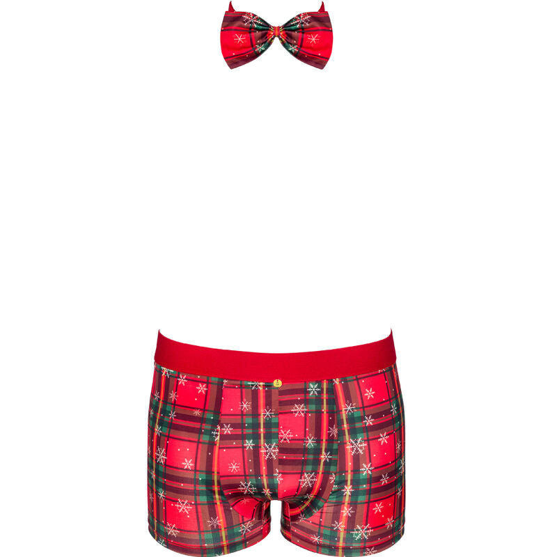 OBSESSIVE - MS MERRILO BOXER SHORTS &amp; BOW TIE XXL/XXXL