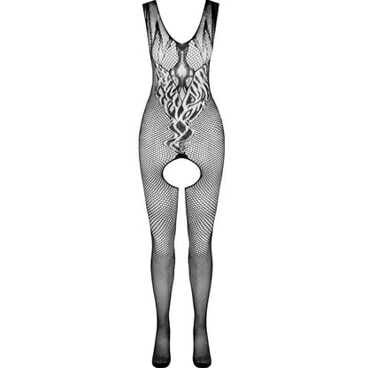 PASSION - BS098 BLACK BODYSTOCKING, ONE SIZE