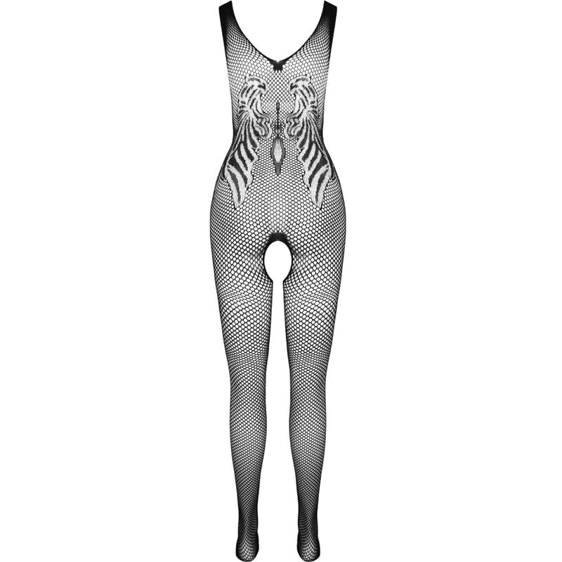 PASSION - BS098 BLACK BODYSTOCKING, ONE SIZE