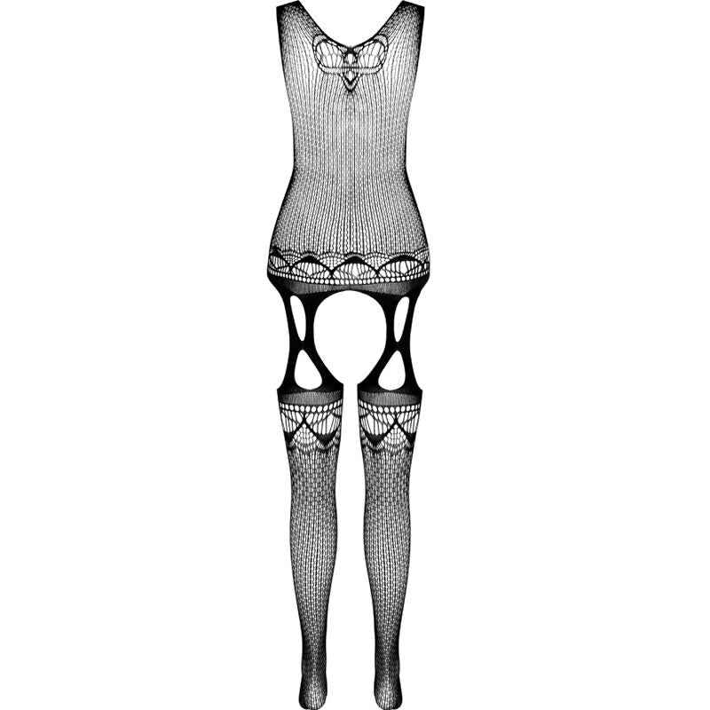PASSION - BS099 BLACK BODYSTOCKING, ONE SIZE